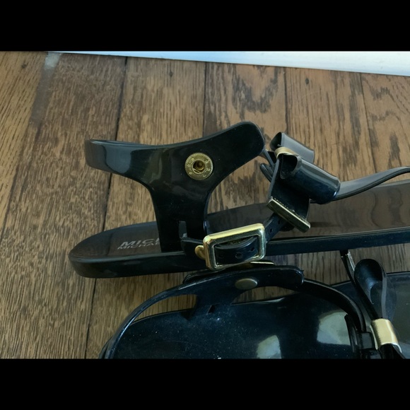 Michael Kors jelly sandal bow detail sz 5 fit 7 - Picture 6 of 6